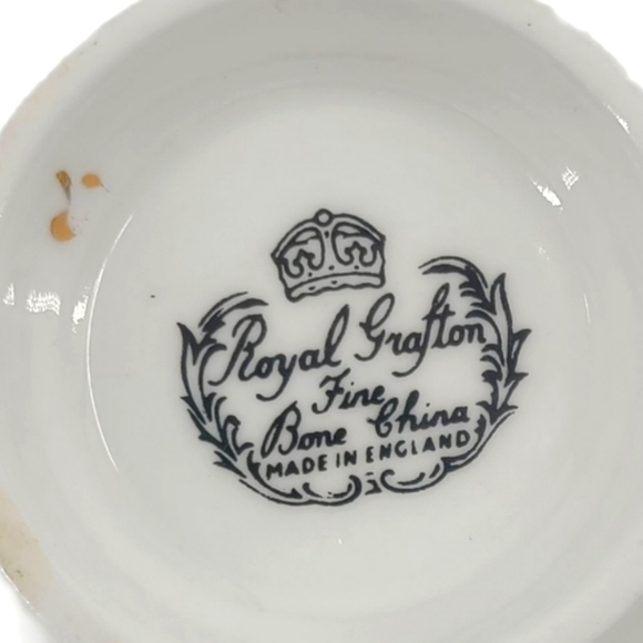 Royal Grafton | Blue Danity Roses Fibe China Cup And Saucer - Picture 6 of 8